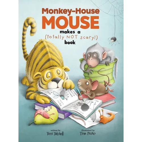 Monkey-House Mouse makes a (totally NOT scary) book