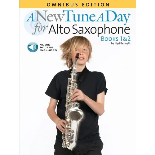 A New Tune a Day: Alto Saxophone Books 1 & 2 Omnibus Edition - Book/Online Audio