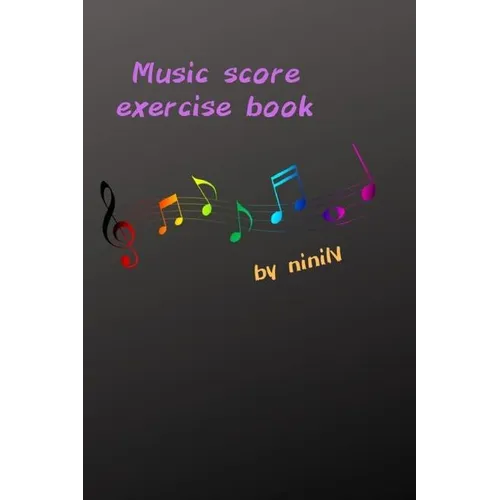 Music score exercise book