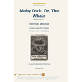 Moby Dick; Or, The Whale - Volume 4 of 4