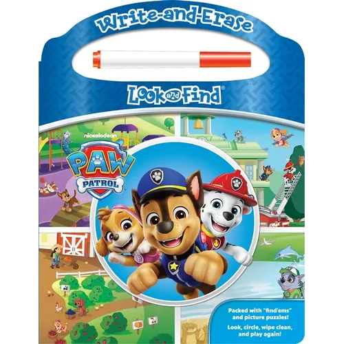 Nickelodeon Paw Patrol: Write-And-Erase Look and Find