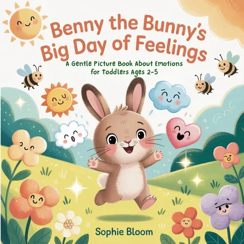 Benny the Bunny's Big Day of Feelings: A Gentle Picture Book About Emotions for Toddlers Ages 2-5