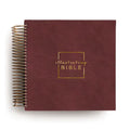 Illustrating Bible CSB - Spiral Bound Bible Journal, Cranberry