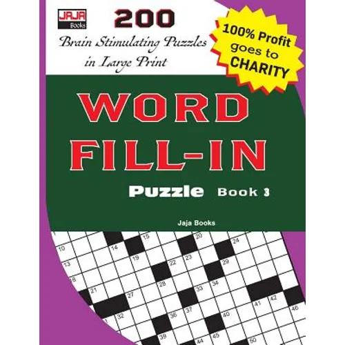 WORD FILL-IN Puzzle Book 3