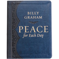 Peace for Each Day, Large Text Leathersoft: Devotions to Comfort Your Soul and Calm Your Mind (a 365-Day Devotional) - The Perfect Father's Day Gift f