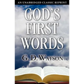 God's First Words
