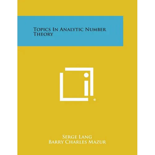 Topics in Analytic Number Theory