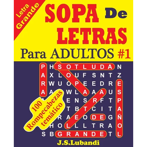 SOPA De LETRAS Para ADULTOS