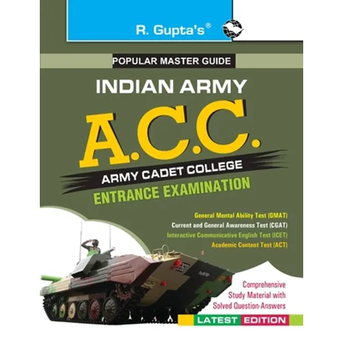 Army Cadet College (ACC) Entrance Exam Guide (Big Size)