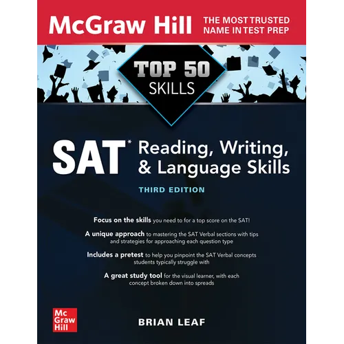 Top 50 SAT Reading, Writing, and Language Skills, Third Edition