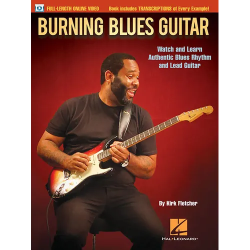 Burning Blues Guitar Book/Online Video