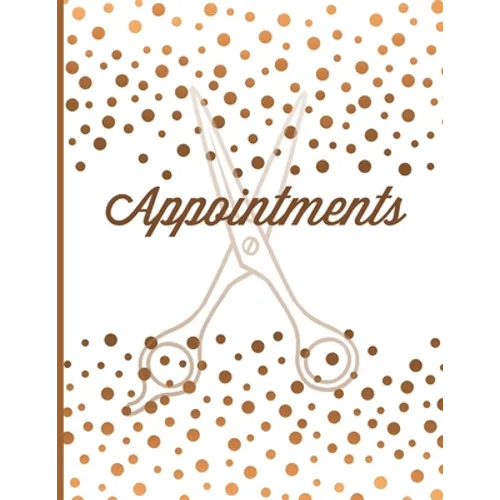 Appointments: Hair Salon Appointment Setting Book