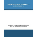 Bash Reference Manual: For Bash Version 4.4