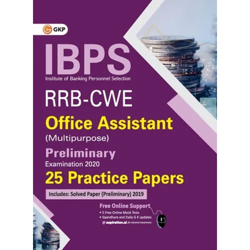 IBPS RRB-CWE Office Assistant (Multipurpose) Preliminary --25 Practice Papers