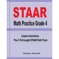 STAAR Math Practice Grade 4: Complete Content Review Plus 2 Full-length STAAR Math Tests