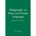Wittgenstein Rules and Private