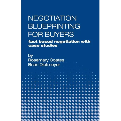 Negotiation Blueprinting for Buyers: fact based negotiation with case studies