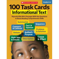 100 Task Cards: Informational Text: Reproducible Mini-Passages with Key Questions to Boost Reading Comprehension Skills
