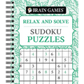 Brain Games - Relax and Solve: Sudoku (Pattern Cover)