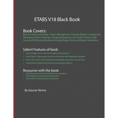 ETABS V18 Black Book