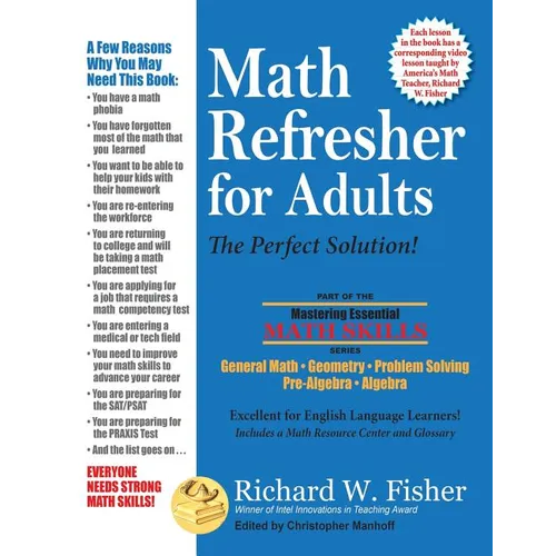 Math Refresher for Adults: The Perfect Solution