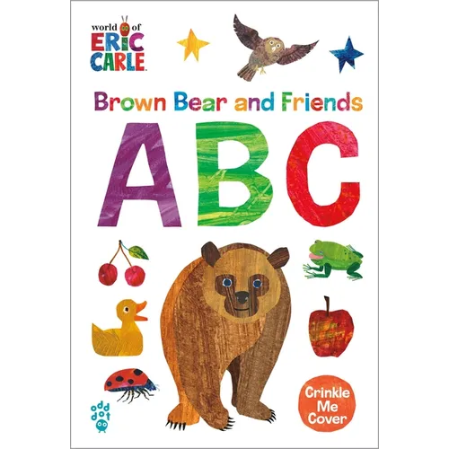 Brown Bear and Friends ABC (World of Eric Carle): A Padded Board Book with a Crinkle-Me Cover for Babies & Toddlers