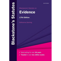 Blackstone's Statutes on Evidence