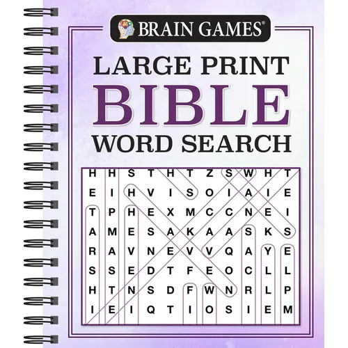 Brain Games - Large Print Bible Word Search