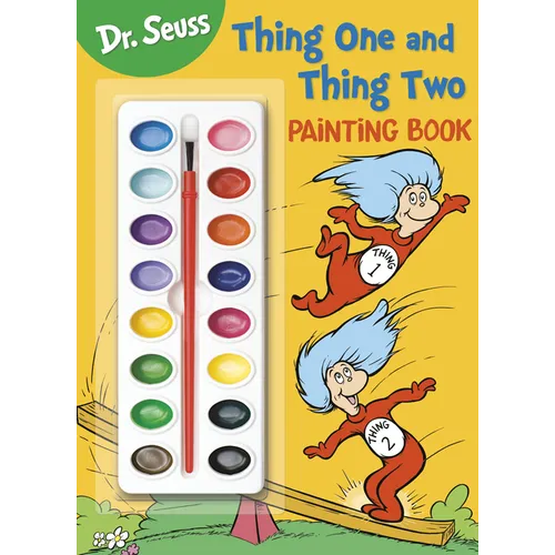 Dr. Seuss: Thing One and Thing Two Painting Book: Coloring and Activity Book with Paint Box