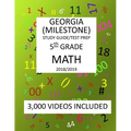 5th Grade GEORGIA MILESTONE, 2019 MATH, Test Prep: : 5th Grade GEORGIA MILESTONE 2019 MATH Test Prep/Study Guide