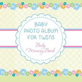 Baby Photo Album for Twins: Baby Memory Book