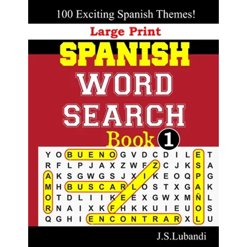 Large Print SPANISH WORD SEARCH Book;1