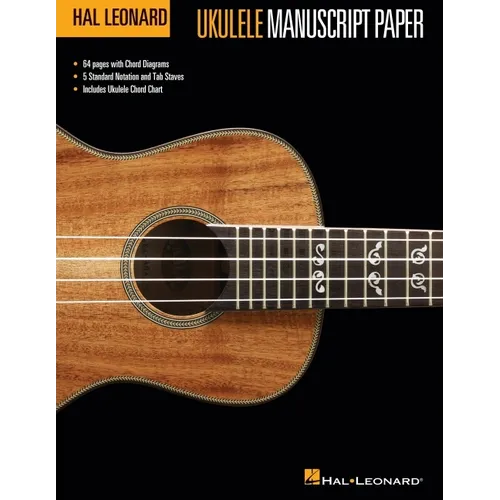 Hal Leonard Ukulele Manuscript Paper