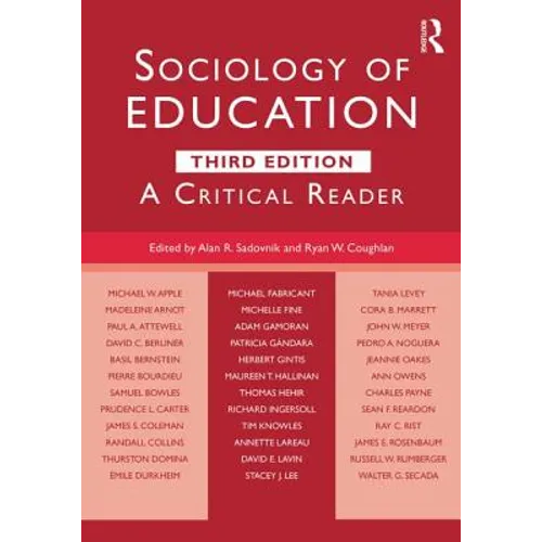 Sociology of Education: A Critical Reader