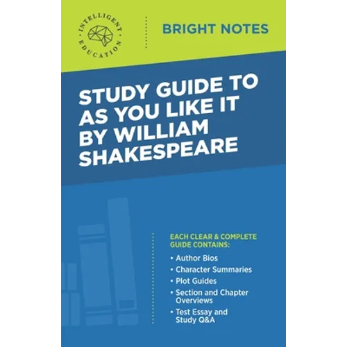 Study Guide to As You Like It by William Shakespeare