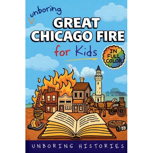 Unboring Great Chicago Fire for Kids: Funny, Interesting, Concise Guide to the Fire, Chaos, Heroes, and Wild True Story of the Disaster That Changed C