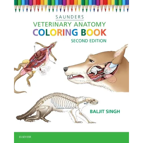 Veterinary Anatomy Coloring Book