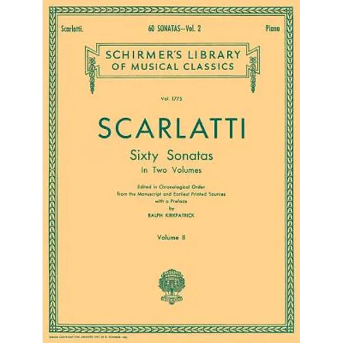 60 Sonatas - Volume 2: Schirmer Library of Classics Volume 1775 Piano Solo