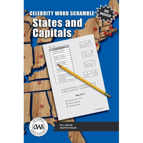 Celebrity Word Scramble States and Capitals