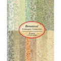 Botanical Endpaper Collection: 20 sheets of vintage endpapers for bookbinding and other paper crafting projects