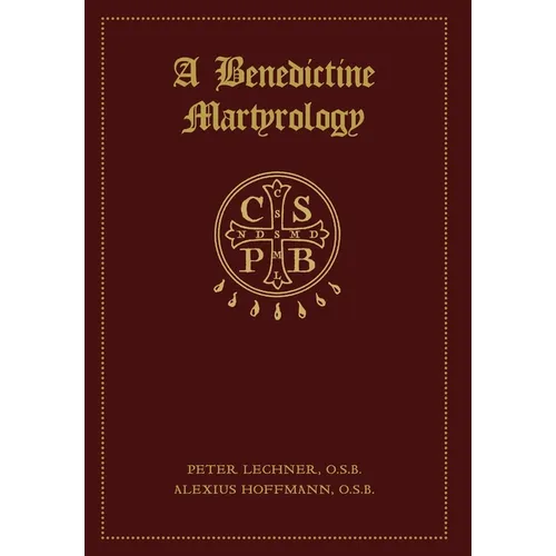 A Benedictine Martyrology