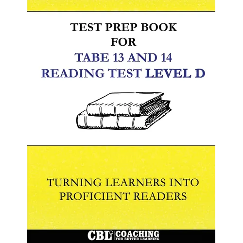 Test Prep Book for TABE 13 and 14 Reading Test Level D