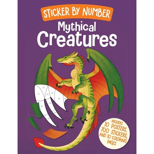 Sticker by Number: Mythical Creatures