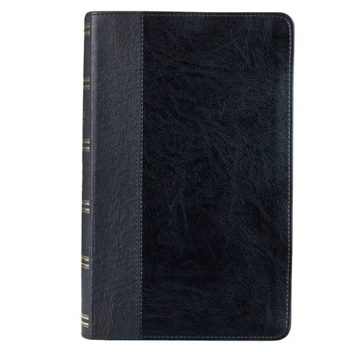 KJV Giant Print Lux-Leather 2-Tone Black