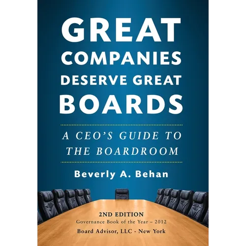 Great Companies Deserve Great Boards