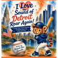 I Love the Sound of Detroit Roar Again!: A Little Tiger Cub Fan Journey's through the Motor City to Baseball Glory