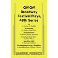 Off Off Broadway Festival Plays, 48th Series