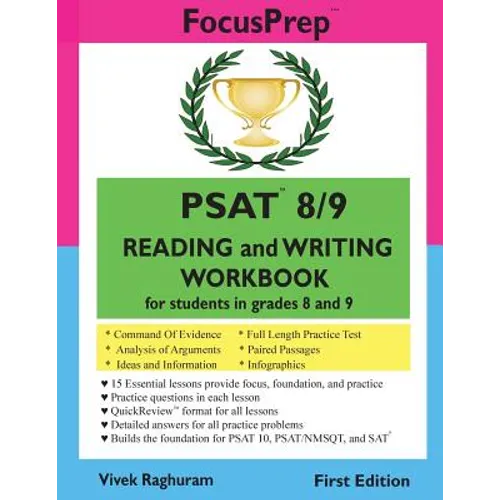 PSAT 8/9 READING and WRITING Workbook: for students in grades 8 and 9