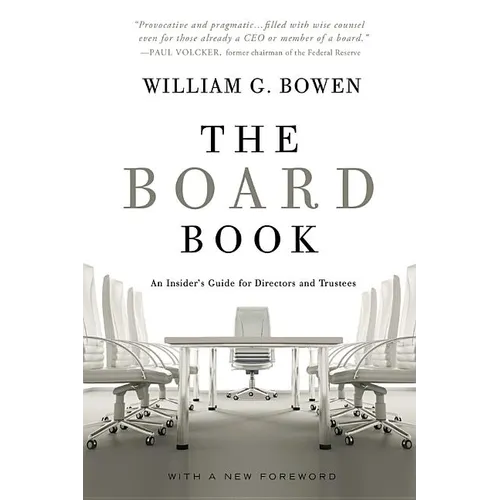 Board Book: An Insider's Guide for Directors and Trustees