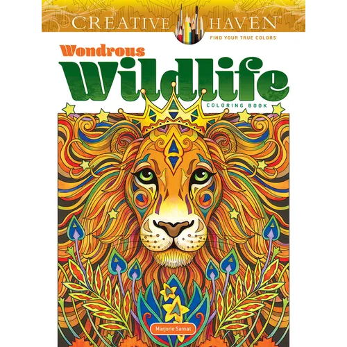 Creative Haven Wondrous Wildlife Coloring Book